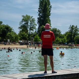 baignade lac de champos