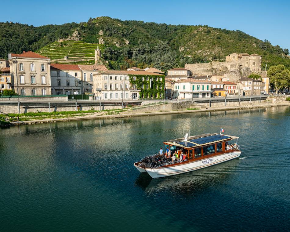 A vélo, bateau, train vapeur- Itinérance sur les vallées du Rhône et de l'Eyrieux