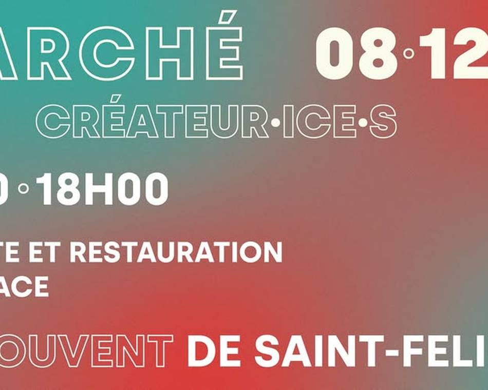 Marché des créateur.ice.s au Couvent de Saint Félicien - Collectif La Daronne