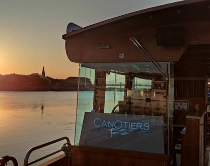 Sunset Tour by Boat with Les Canotiers