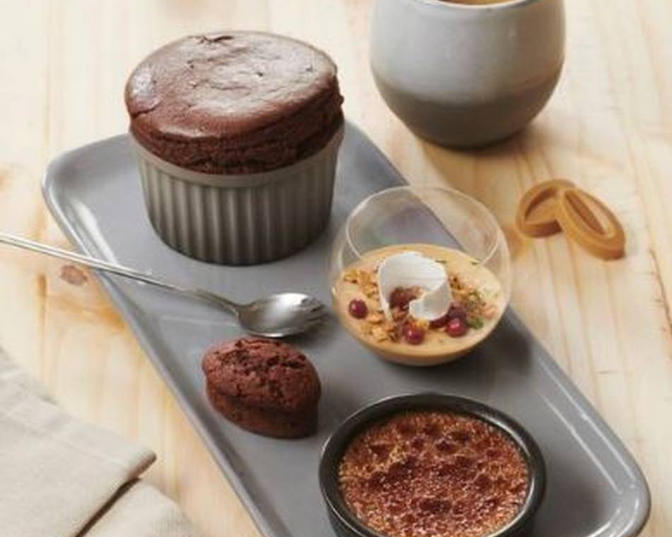 Cours de pâtisserie : Sensation café gourmand - L'été à la Cité du chocolat Valrhona