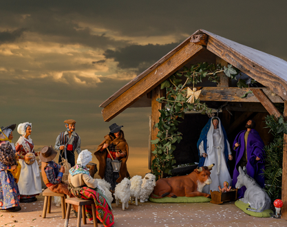 La grande crèche du Mas Girodier - Colombier le Jeune