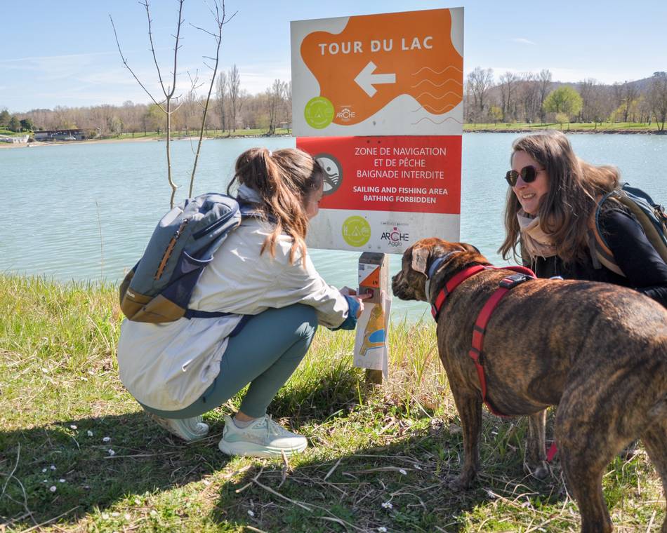 Parcours course d'orientation "ludique" du domaine du Lac de Champos