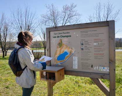 Parcours course d'orientation "Patrimoine" du domaine du Lac de Champos