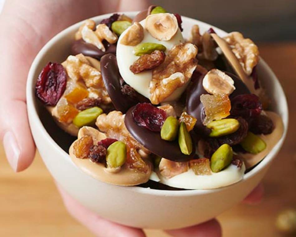 Atelier Emotion fruits secs - Cité du chocolat Valrhôna