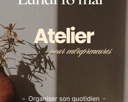 Atelier "organiser son quotidien"