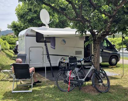Aire de camping-cars - Camping le Castelet