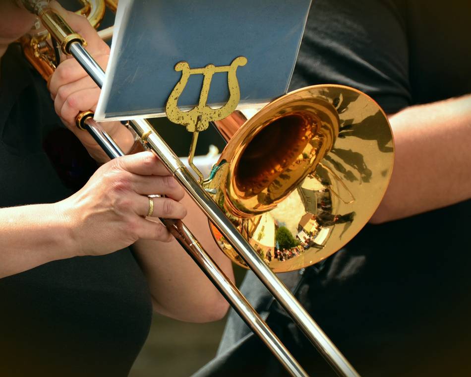 Concert du brassband de la vallée du Rhône - Théâtre de verdure de Bathernay