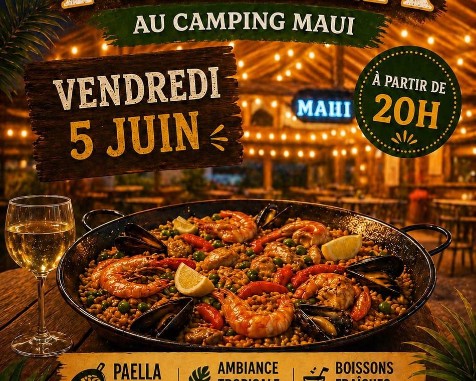 Paella evening - Camping MAUI