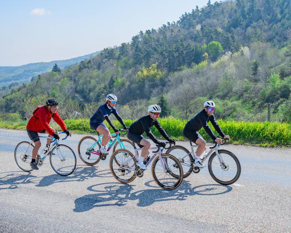 Fietsroute - L'Ardéchoise: de Rhône