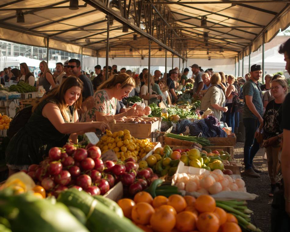 Marché et concert à la ferme - Ferme du Gaec des garennes