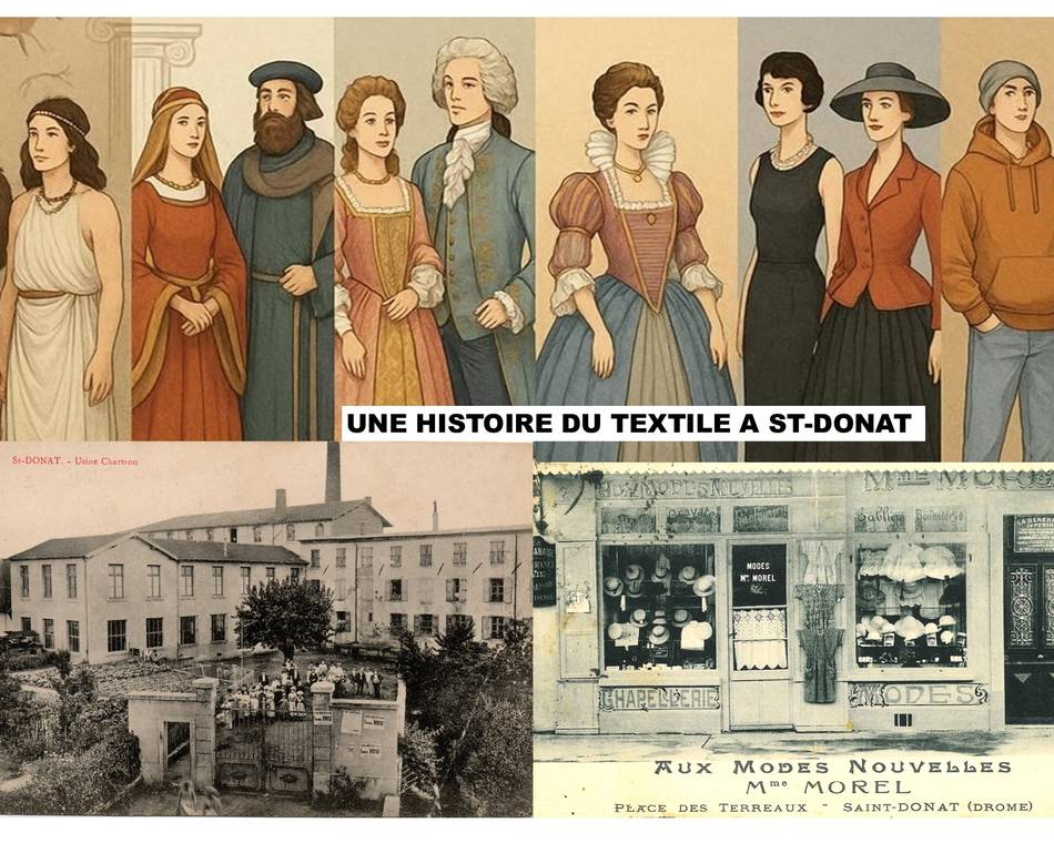 Exposition "Du fil à l'habit" - Patrimoine Herbasse