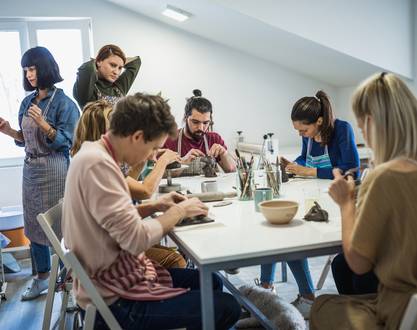 Ateliers intergénérationnels pour la Semaine Bleue - Saint Jean de Muzols