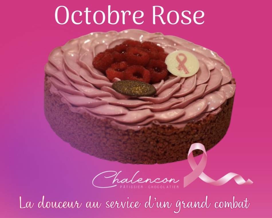 Gâteau pour Octobre rose - Tain