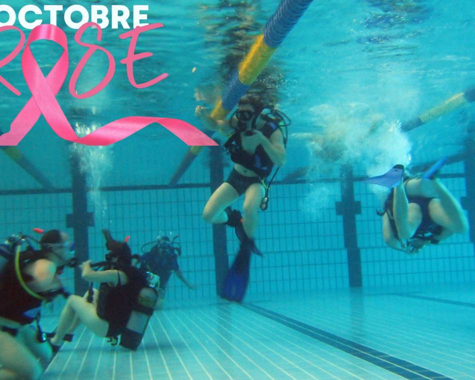 Baptême de Plongée - Octobre Rose à Linaë