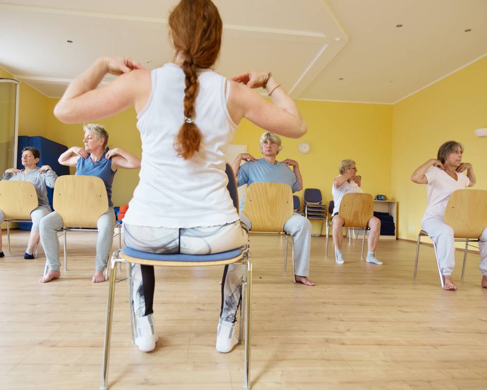 Cours de fitness sur chaise pour la Semaine Bleue - Linaë