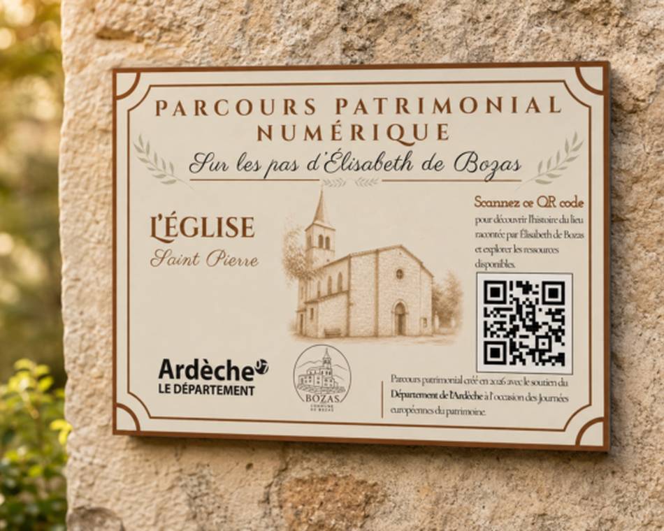 Parcours patrimonial numérique de Bozas : Sur les pas d'Elizabeth de Bozas