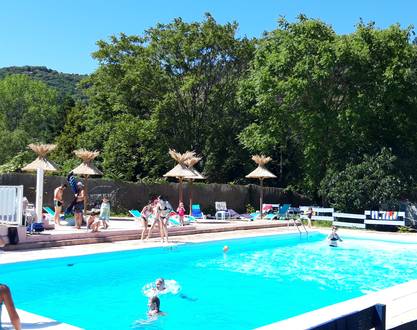 Servicebereich/Wohnmobilstellplatz auf dem Campingplatz MAUI