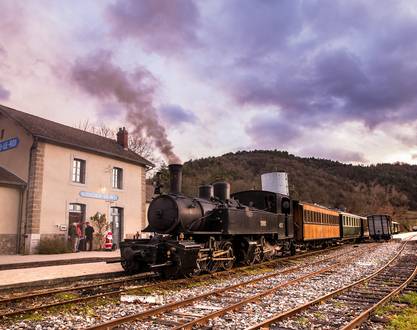 Special steam train to Boucieu le Roi for Christmas
