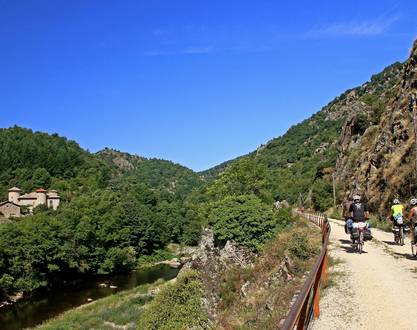 La Dolce Via l'Ardèche à vélo en famille en 5 jours