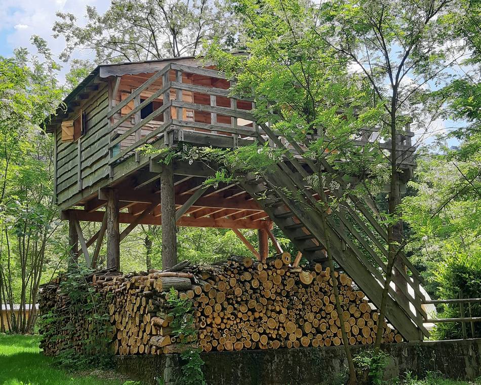 Les cabanes 100% bois - Camping Le Viaduc