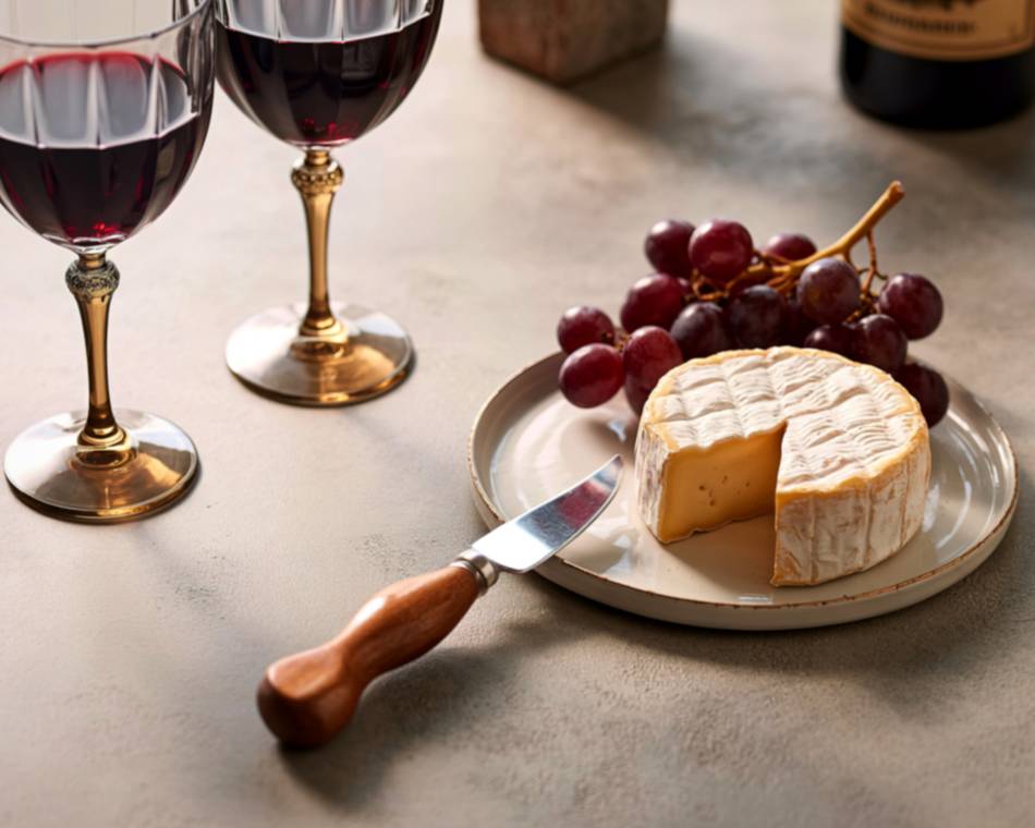 wine and cheese